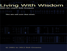 Tablet Screenshot of livingwithwisdom.com